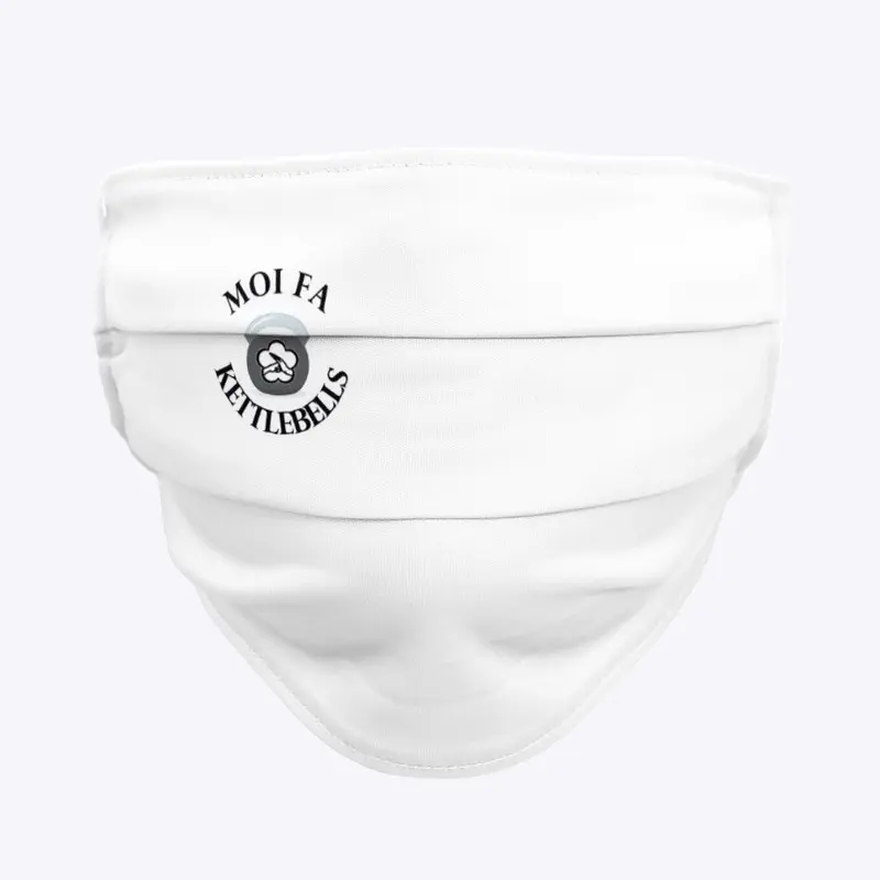 White Moi Fa Kettlebells Mask